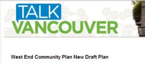 Talk Vancouver West End Plan cover